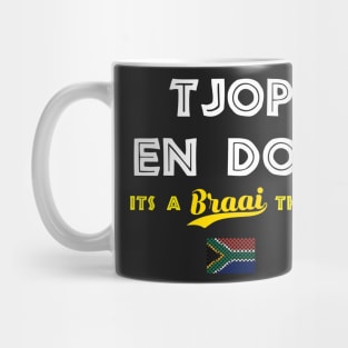 Tjop En Dop Classic South African Braai Family Mug